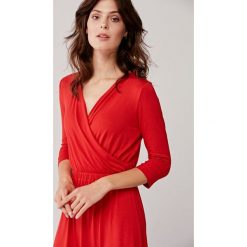Sukienka Rita czerwona 32 czerwony. Czerwone sukienki damskie w paski, z elastanu, rozkloszowane. Za 297,00 zł.