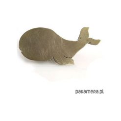 Broszki damskie: broszka wielorybek