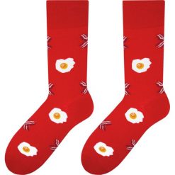 Czerwone skarpetki męskie - jajka SK86. Czerwone skarpetki męskie More - Skarpetki męskie, bez wzorów. Za 14,85 zł.