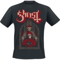 Ghost Cardinal & Mentor T-Shirt czarny. Czarne koszulki męskie marki Ghost, l, z nadrukiem, z okrągłym kołnierzem. Za 74,90 zł.