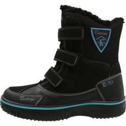 Kastinger SNOWWALK VELCRO Śniegowce black. Czarne buty chłopięce zimowe marki Kastinger, z materiału. W wyprzedaży za 188,30 zł.