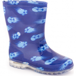 Kalosze. Niebieskie kalosze dziewczęce SHOES 4. Za 59,90 zł.