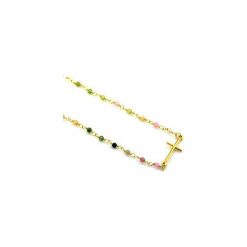 Naszyjnik Turmalin Choker złoto. Żółte naszyjniki damskie Brazi druse jewelry, na co dzień, srebrne. Za 152,00 zł.