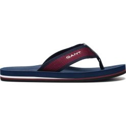 Gant Palmworld Japonki Niebieski. Niebieskie klapki męskie GANT, w paski, z materiału. Za 175,95 zł.