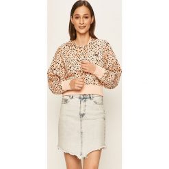 Vans - Bluza. Pomarańczowe bluzy damskie Vans, s, bez wzorów, z bawełny, bez rękawów, z kapturem. W wyprzedaży za 239,90 zł.