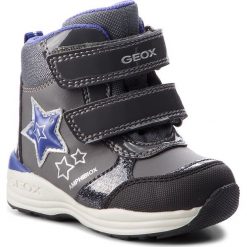Śniegowce GEOX - B N.Gulp B.B Abx C B841FC 050HI C9002 M Dk Grey. Szare śniegowce dziewczęce Geox, bez zapięcia. W wyprzedaży za 229,00 zł.
