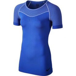 Topy sportowe damskie: koszulka termoaktywna damska NIKE PRO HYPERCOOL LIMITLESS SHORT SLEEVE TOP / 725647-480 – NIKE PRO HYPERCOOL LIMITLESS SHORT SLEEVE TOP