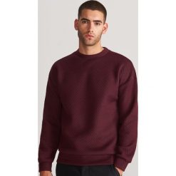 Bluza ze strukturalnej dzianiny - Fioletowy. Fioletowe bluzy męskie Reserved, xl, bez wzorów, z dzianiny, bez kołnierzyka, bez rękawów, bez kaptura. W wyprzedaży za 59,99 zł.