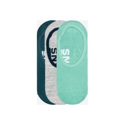Vans 3-pack Skarpetki Zielony Szary. Szare skarpetki męskie Vans, bez wzorów, z elastanu. Za 66,95 zł.
