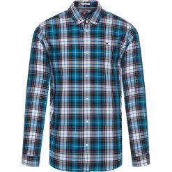 Koszula Tommy Jeans DM0DM06571. Niebieskie koszule męskie Tommy Jeans, m, bez wzorów, z bawełny, casualowe, bez kołnierzyka, bez rękawów. W wyprzedaży za 199,00 zł.