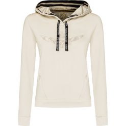 Bluza AERONAUTICA MILITARE. Czarne bluzy damskie Aeronautica Militare, bez wzorów, z elastanu, bez rękawów, z kapturem. Za 740,00 zł.
