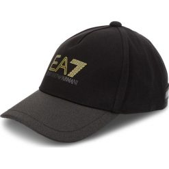 Czapka z daszkiem EA7 EMPORIO ARMANI - 275728 8A896 00321 Black/Grey. Czarne czapki z daszkiem damskie marki EA7 Emporio Armani, bez wzorów, z bawełny. W wyprzedaży za 249,00 zł.