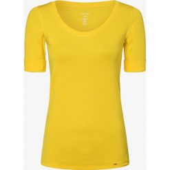 Marc Cain Collections - Koszulka damska, żółty. Żółte koszulki damskie Marc Cain Collections, bez wzorów, bez kołnierzyka. Za 379,95 zł.