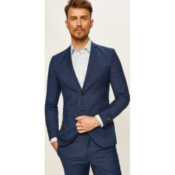 Premium by Jack&Jones - Marynarka. Niebieskie garnitury męskie Premium by Jack&Jones, bez wzorów, z wełny, klasyczne. W wyprzedaży za 339,90 zł.