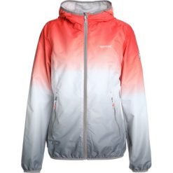 Regatta LEERA II Kurtka przeciwdeszczowa neon peach. Pomarańczowe kurtki sportowe damskie marki Regatta, z poliesteru. Za 249,00 zł.