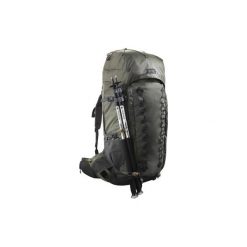 Plecak trekkingowy TREK 900 90+10 l męski. Brązowe plecaki męskie FORCLAZ, bez wzorów, z elastanu. Za 649,99 zł.