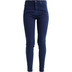 Lee SCARLETT HIGH Jeans Skinny Fit dark blue. Niebieskie jeansy damskie marki Lee, z bawełny. W wyprzedaży za 287,10 zł.