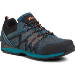 Trekkingi ELBRUS - Veles Tile Blue/Black/Orange. Niebieskie trapery męskie ELBRUS, z tworzywa sztucznego, bez zapięcia. Za 319,00 zł.
