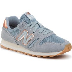 Sneakersy NEW BALANCE - WL373CB2 Niebieski. Niebieskie półbuty damskie New Balance, z zamszu. Za 299,00 zł.