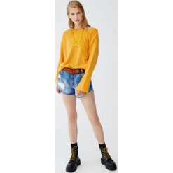 Sweter typu multiway. Szare swetry klasyczne damskie Pull&Bear. Za 48,90 zł.