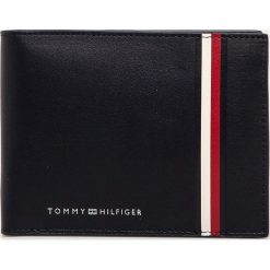 Tommy Hilfiger - Portfel skórzany. Czarne portfele męskie TOMMY HILFIGER, bez wzorów, ze skóry. Za 339,90 zł.