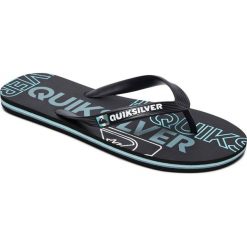 Quiksilver Japonki Molokai Nitro Black/Blue. Niebieskie kapcie męskie Quiksilver, bez wzorów. Za 59,00 zł.