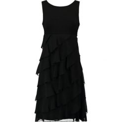Swing Sukienka koktajlowa schwarz. Czarne sukienki damskie marki Swing, bez wzorów, z poliesteru, wizytowe, bez kołnierzyka, bez rękawów. Za 399,00 zł.