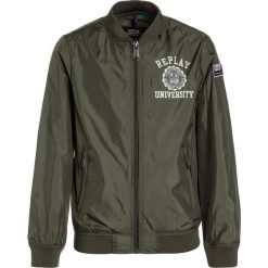 Replay Kurtka Bomber sage green. Zielone kurtki męskie bomber marki Replay, z materiału. Za 369,00 zł.