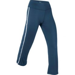 Spodnie funkcyjne sportowe, dł. 3/4, Level 2 bonprix ciemnoniebieski. Niebieskie spodnie damskie bonprix. Za 44,99 zł.