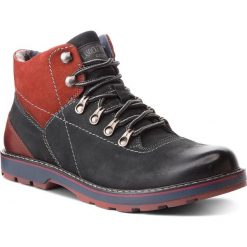 Trapery LASOCKI FOR MEN - MI07-A355-A206-01 Granatowy 2. Niebieskie buty zimowe męskie marki Lasocki For Men, ze skóry. Za 229,99 zł.
