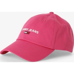Tommy Jeans - Damska czapka z daszkiem, różowy. Różowe czapki damskie Tommy Jeans, z haftami, z jeansu. Za 139,95 zł.