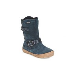 Kozaki Dziecko Primigi PTY 24369 GORE-TEX. Niebieskie kozaki dziewczęce Primigi, bez wzorów, z gore-texu, bez obcasa. Za 335,20 zł.