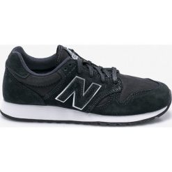 New Balance - Buty WL520RK. Czarne buty sportowe damskie New Balance, bez wzorów, ze skóry, sportowe. W wyprzedaży za 199,90 zł.