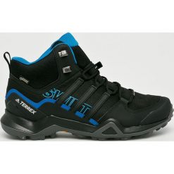 Adidas Performance - Buty Terrex Swift R2 Mid. Czarne buty trekkingowe męskie marki adidas Performance, z materiału, na sznurówki, outdoorowe, gore-tex. W wyprzedaży za 579,90 zł.
