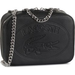 Torebka LACOSTE - Crossover Bag NF2970NL Black 000. Czarne torebki klasyczne damskie Lacoste, bez wzorów, ze skóry, wizytowe, bez dodatków. Za 779,00 zł.