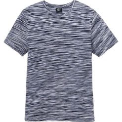 T-shirt melanżowy bonprix ciemnoniebieski melanż. Niebieskie koszulki męskie bonprix, s, bez wzorów, bez kołnierzyka, bez rękawów. Za 69,99 zł.