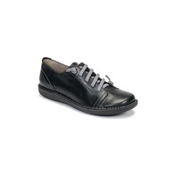 Derby Casual Attitude JALAYET. Czarne półbuty damskie Casual Attitude, na co dzień, bez wzorów, casualowe, bez obcasa, bez zapięcia. Za 349,00 zł.
