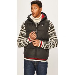 Tommy Jeans - Bezrękawnik puchowy. Czarne płaszcze męskie Tommy Jeans, m, bez wzorów, z elastanu, z kapturem. Za 799,90 zł.