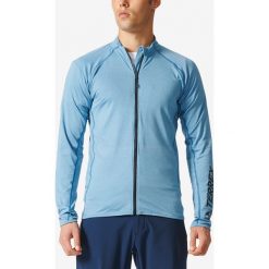Adidas Performance Kurtka Niebieski Wielokolorowy. Niebieskie płaszcze męskie adidas Performance, bez wzorów, z elastanu. Za 274,95 zł.
