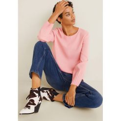 Mango - Bluzka Cuff. Białe bluzki damskie marki Mango, na co dzień, s, bez wzorów, z poliesteru, casualowe, z okrągłym kołnierzem, bez rękawów. Za 139,90 zł.