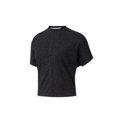 T-shirty z krótkim rękawem Reebok Sport Koszulka Training Essentials Ribbed. Czarne bluzki sportowe damskie Reebok Sport, s, bez wzorów, bez kołnierzyka, z krótkim rękawem, krótkie, bez kaptura. Za 99,95 zł.