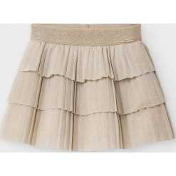 Mayoral - Spódnica dziecięca 80-98 cm. Żółte spódniczki dziewczęce Mayoral, bez wzorów, z elastanu, mini, rozkloszowane. Za 123,90 zł.