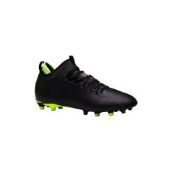 Buty do piłki nożnej Agility 900 Mid FG korki na suchą nawierzchnię. Czarne bez kategorii marki KIPSTA, z poliesteru, do piłki nożnej. Za 149,99 zł.