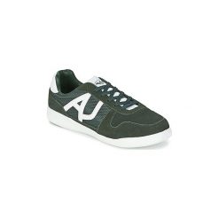 Buty Armani jeans SOKORA. Zielone trampki męskie Armani Jeans, bez wzorów, z jeansu, bez zapięcia. Za 467,40 zł.