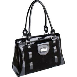 Torebki klasyczne damskie: Torebka w kolorze czarnym – (S)38 x (W)15 x (G)22 cm