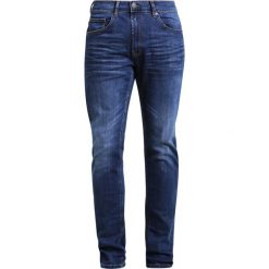 Casual Friday Jeansy Slim Fit navy. Niebieskie jeansy męskie marki Casual Friday, z elastanu. W wyprzedaży za 179,40 zł.