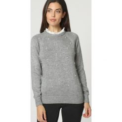 Swetry damskie: Sweter w kolorze szarym