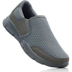 Buty wsuwane z pianką youfoam bonprix jasnoszary. Szare buty sportowe męskie bonprix, bez zapięcia. Za 37,99 zł.