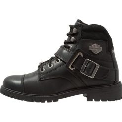 Buty zimowe męskie: Harley Davidson BOWERS Botki kowbojki i motocyklowe black
