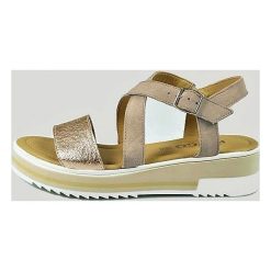 IGI & CO damskie sandały 40 szary. Szare sandały damskie Igi co, bez wzorów, bez obcasa, bez zapięcia. Za 389,00 zł.